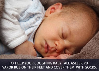 Worried when your baby coughs at night – try this to help sooth him/her. 