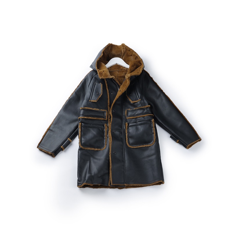 Áo Khoác Trẻ Em Da Tay Dài Có Nón - BCOBI 157549 7 2 400