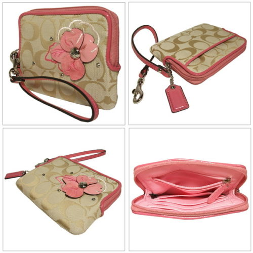 Brand Label Coach & Kate Spade Bags & Wristlets Coach Daisy Floral Signature Wristlet F44739