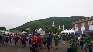 Saint-Paul-d'Abbotsford, Demi-Marathon des Vignobles, foule, paysage