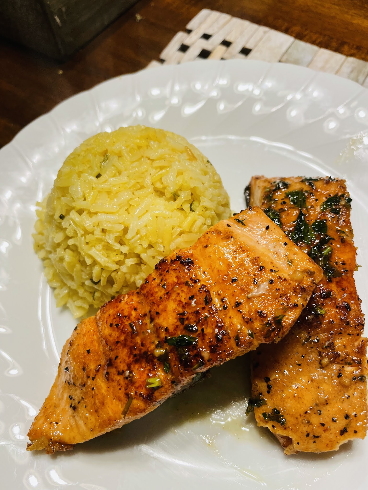 Recipe Momma Garlic butter Salmon