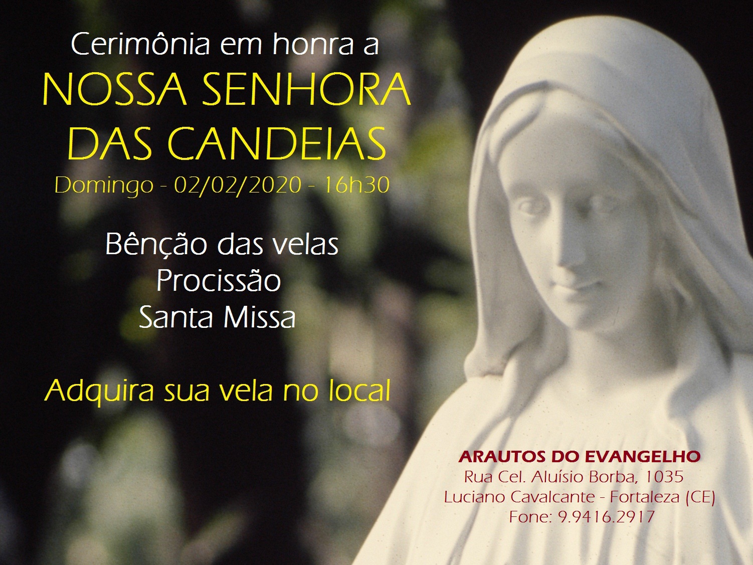 Arautos Fortaleza Festa de Nossa Senhora das Candeias