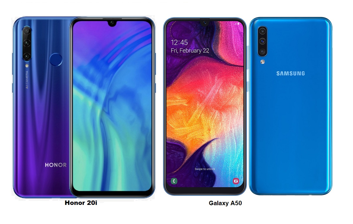 Huawei p smart z vs samsung galaxy a50