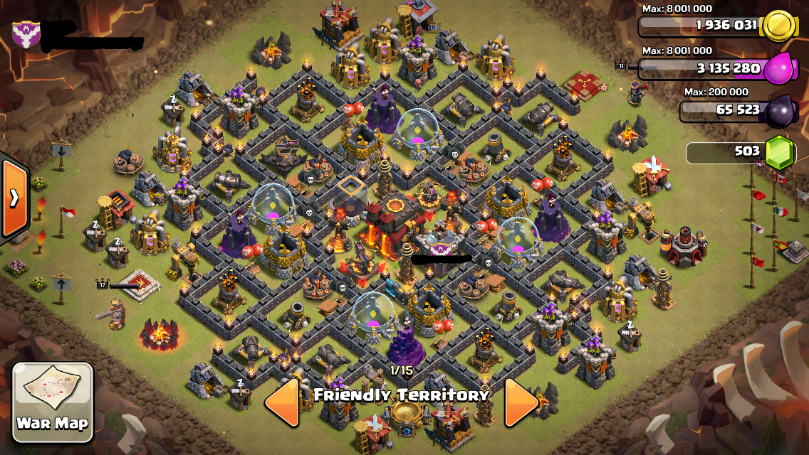 Gambar Base Terkuat dan Terbaik TH 10 Paling Lengkap Untuk Sobat COC