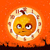 Halloween Bad Pumpkin Clock Screensaver