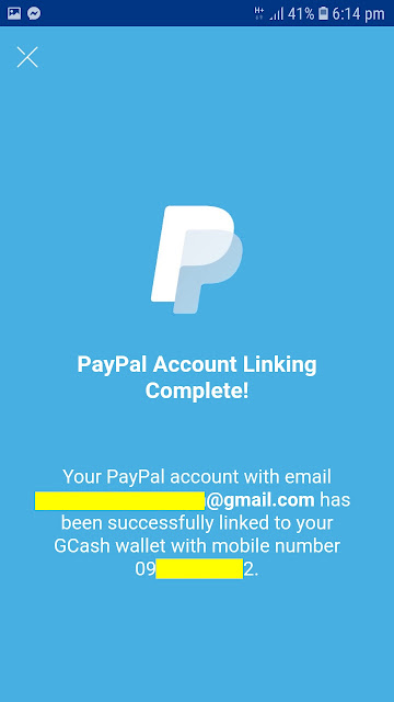 How to Link Paypal to GCash Account
