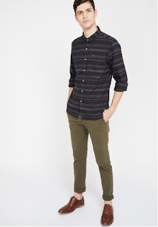 Striped speckled shirt from Flying Machine