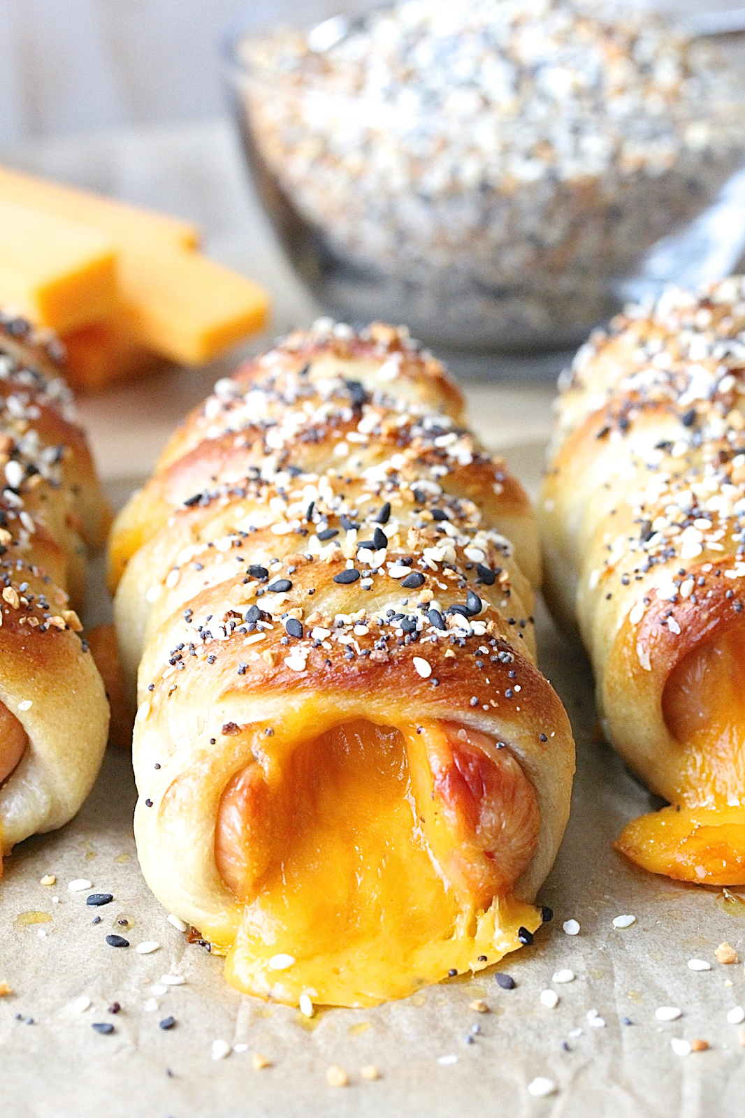 EVERYTHING BAGEL PRETZEL CHEESE DOGS In Good Flavor Great Recipes