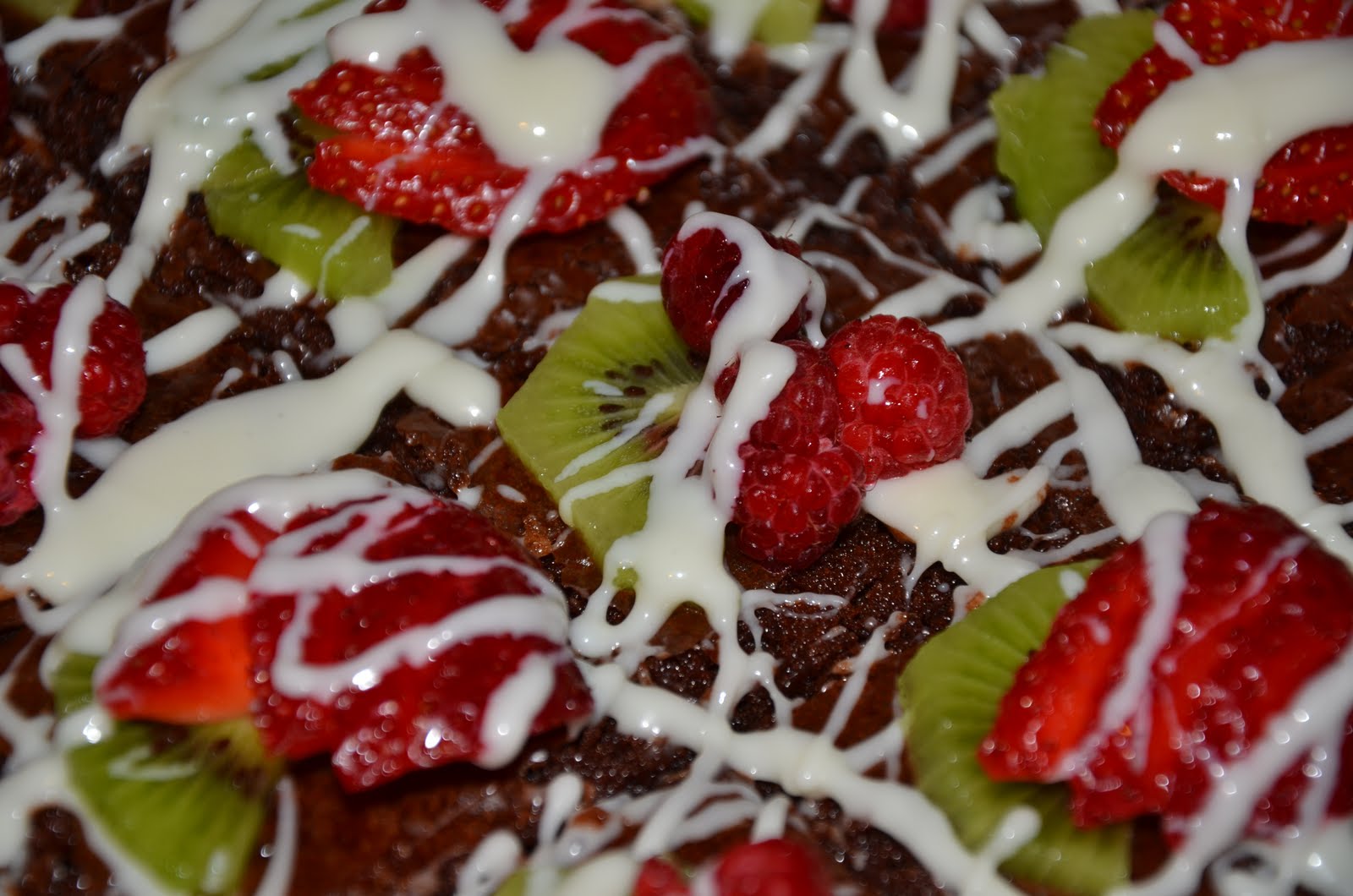 Pure Joy Easy Brownie Fruit Dessert