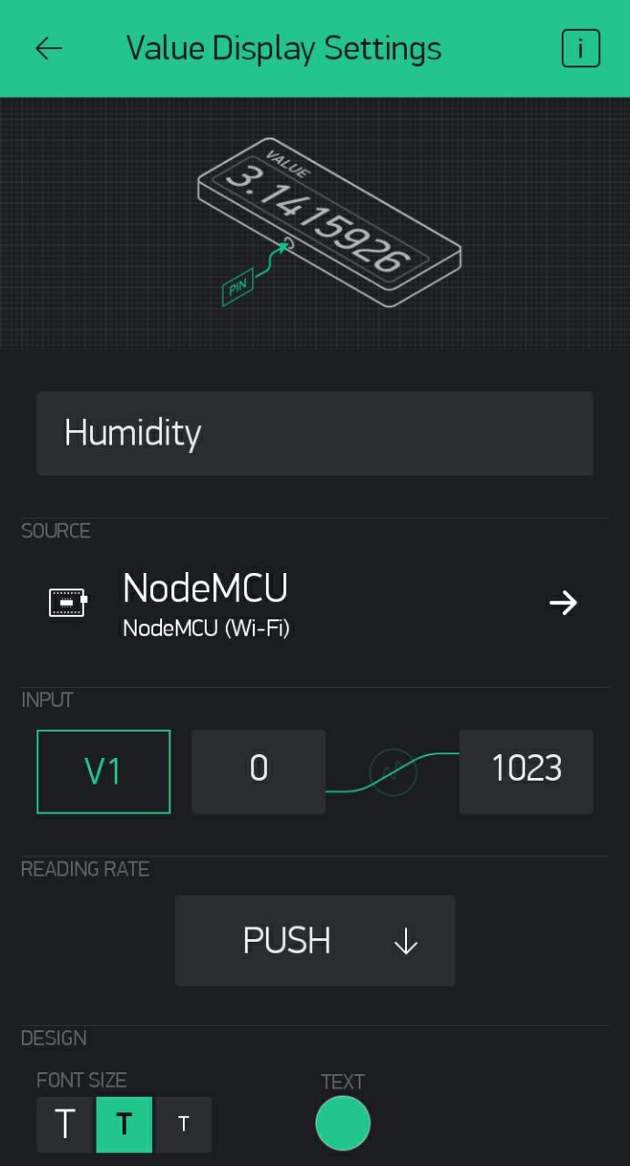 Project Hub IoT Using Blynk Temperature and Humidity Monitoring