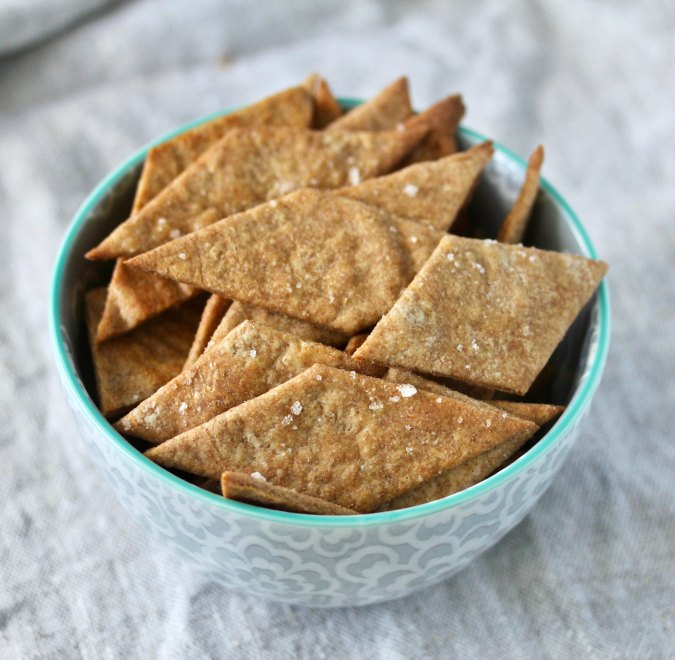 Sprouted Wheat Crackers sprinkled with Sea Salt 