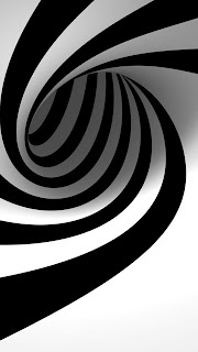 خلفيات 3d ثلاثية الأبعاد ابيض واسود 3D-Black-And-White-Swirl-iphone-wallpaper