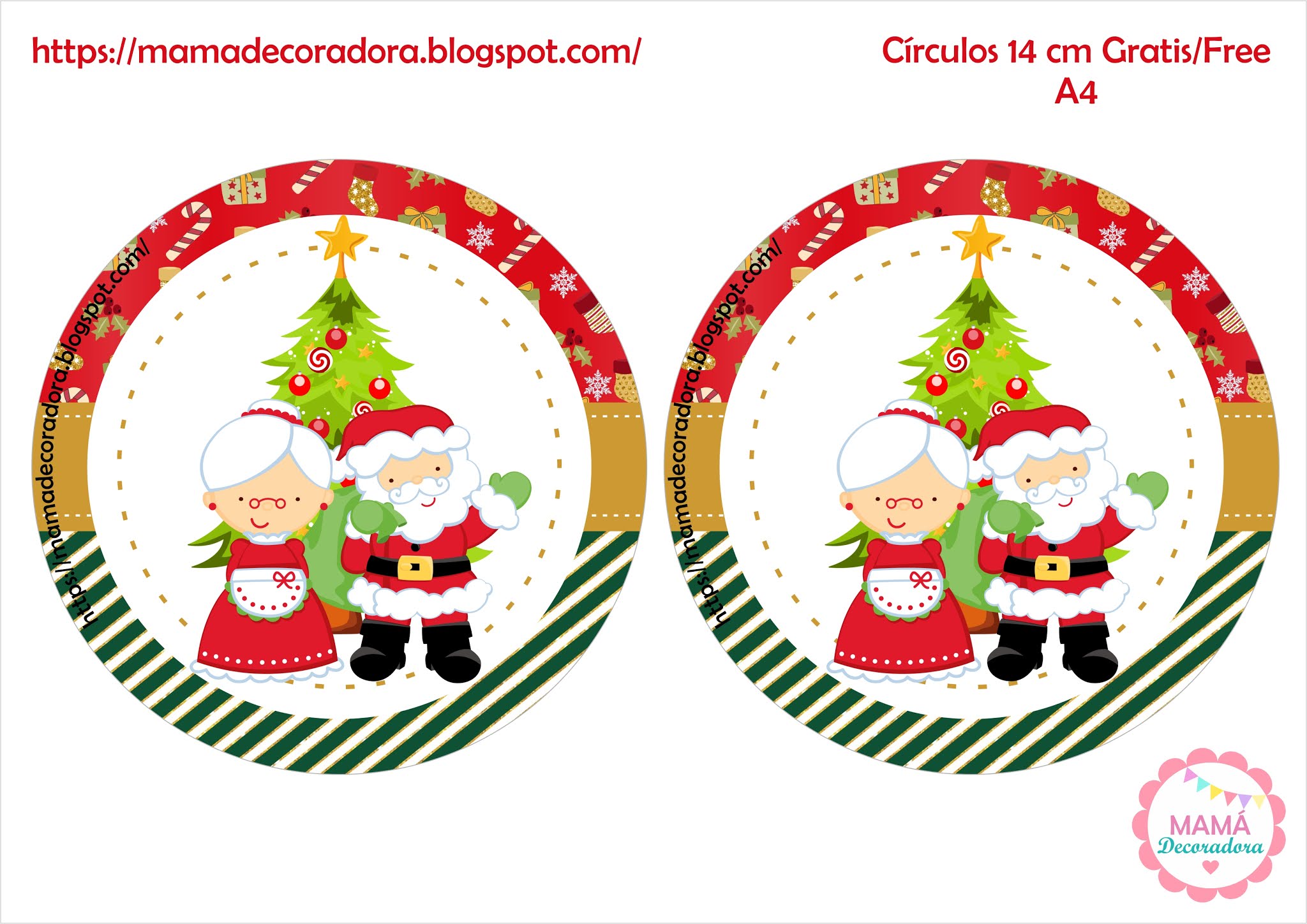 Mamá Decoradora: Kit imprimible de Navidad