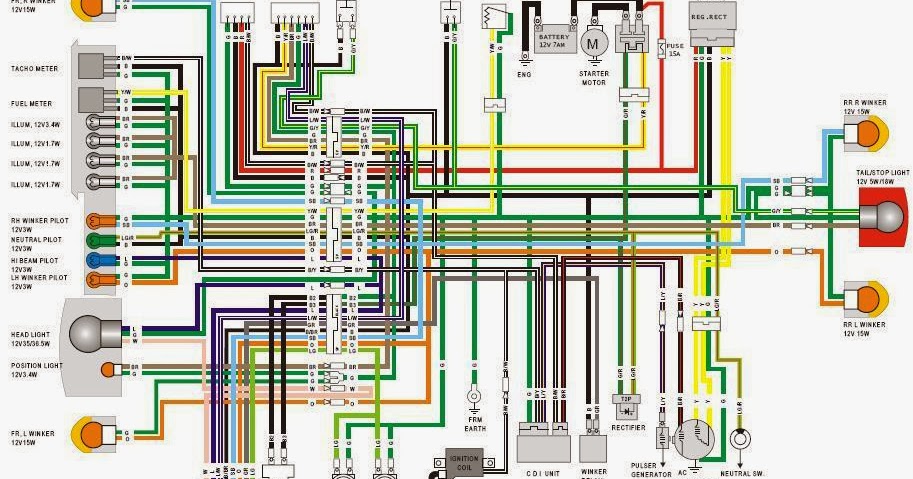 Rangkaian Kabel Kontak Tiger - kumpulan Diagram Rangkaian Kabel