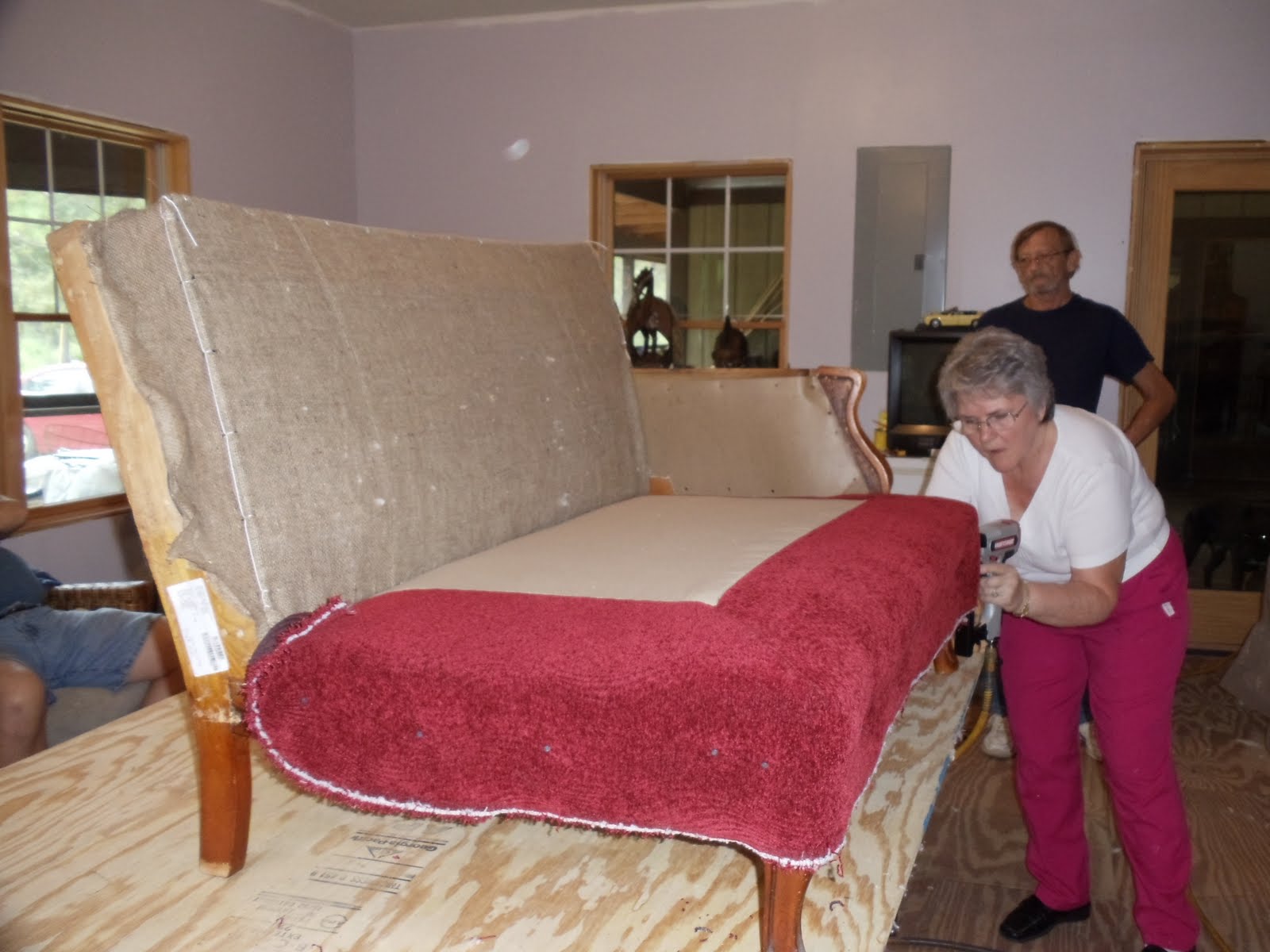 Florida Homesteading Liberty Retreat Recovering the sofa sectional