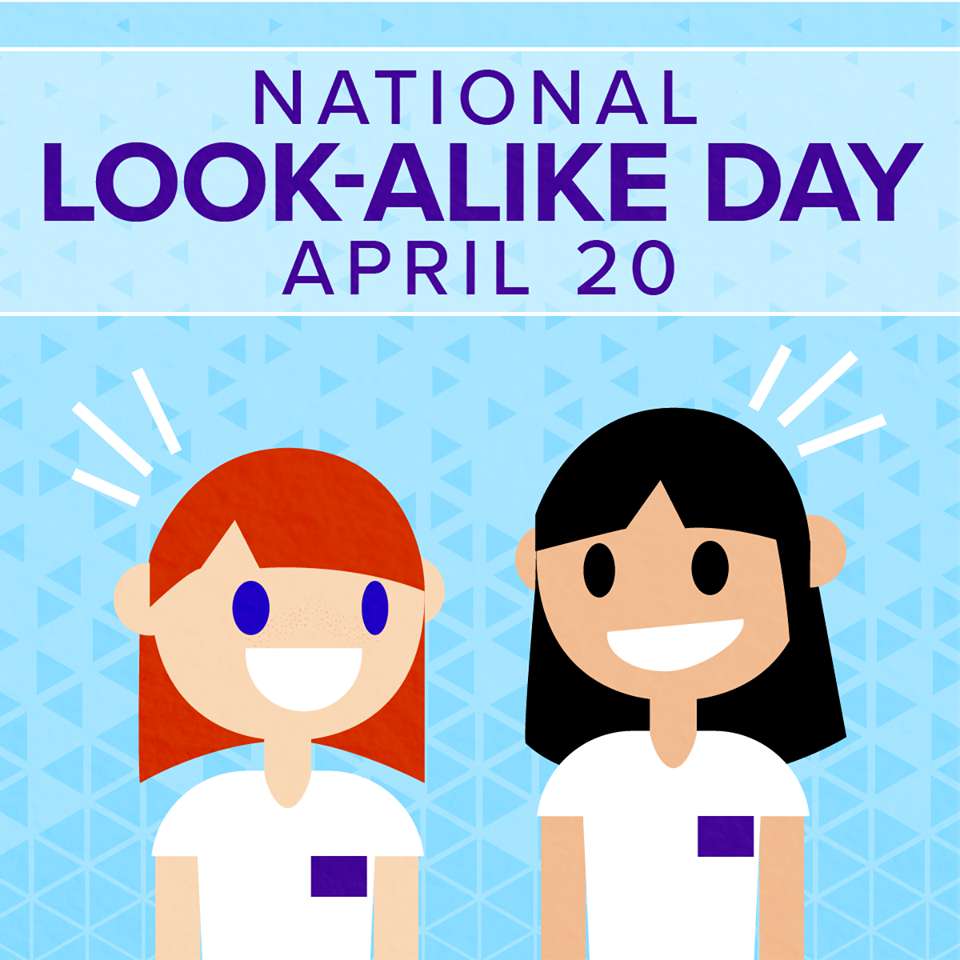 National Look-Alike Day Wishes Photos National Look-Alike Day Wishes Photos
