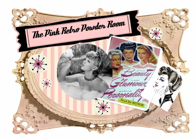 The Pink Retro Powder Room