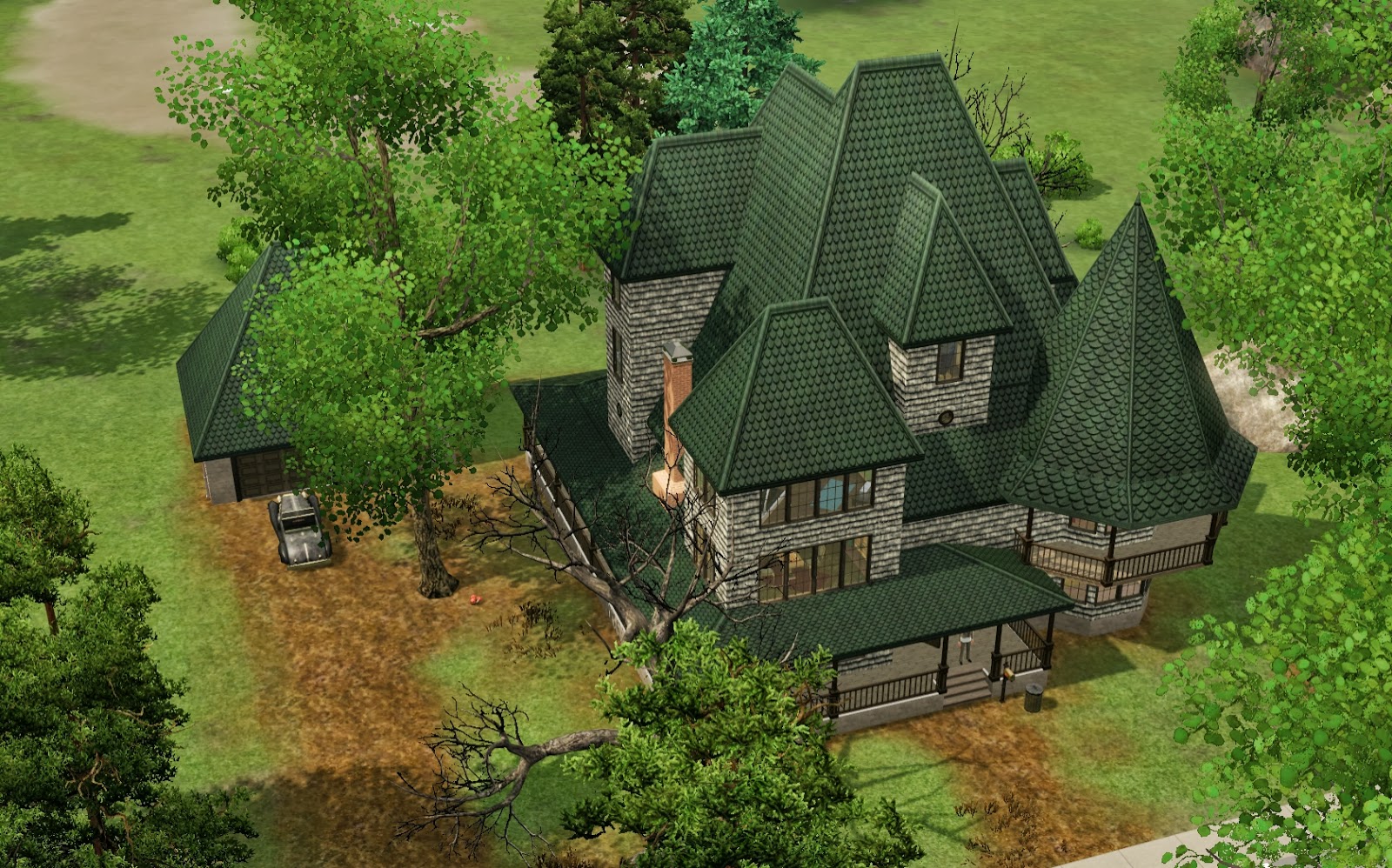 Summer's Little Sims 3 Garden Moonlight Falls (The Sims 3