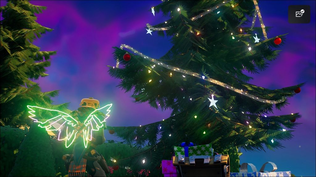 Fortnite Dance at Christmas Trees All trees on the map