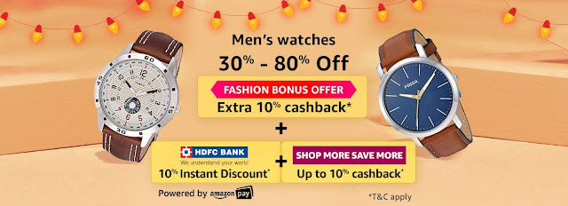 Men’s Watches 30% to 80% off
