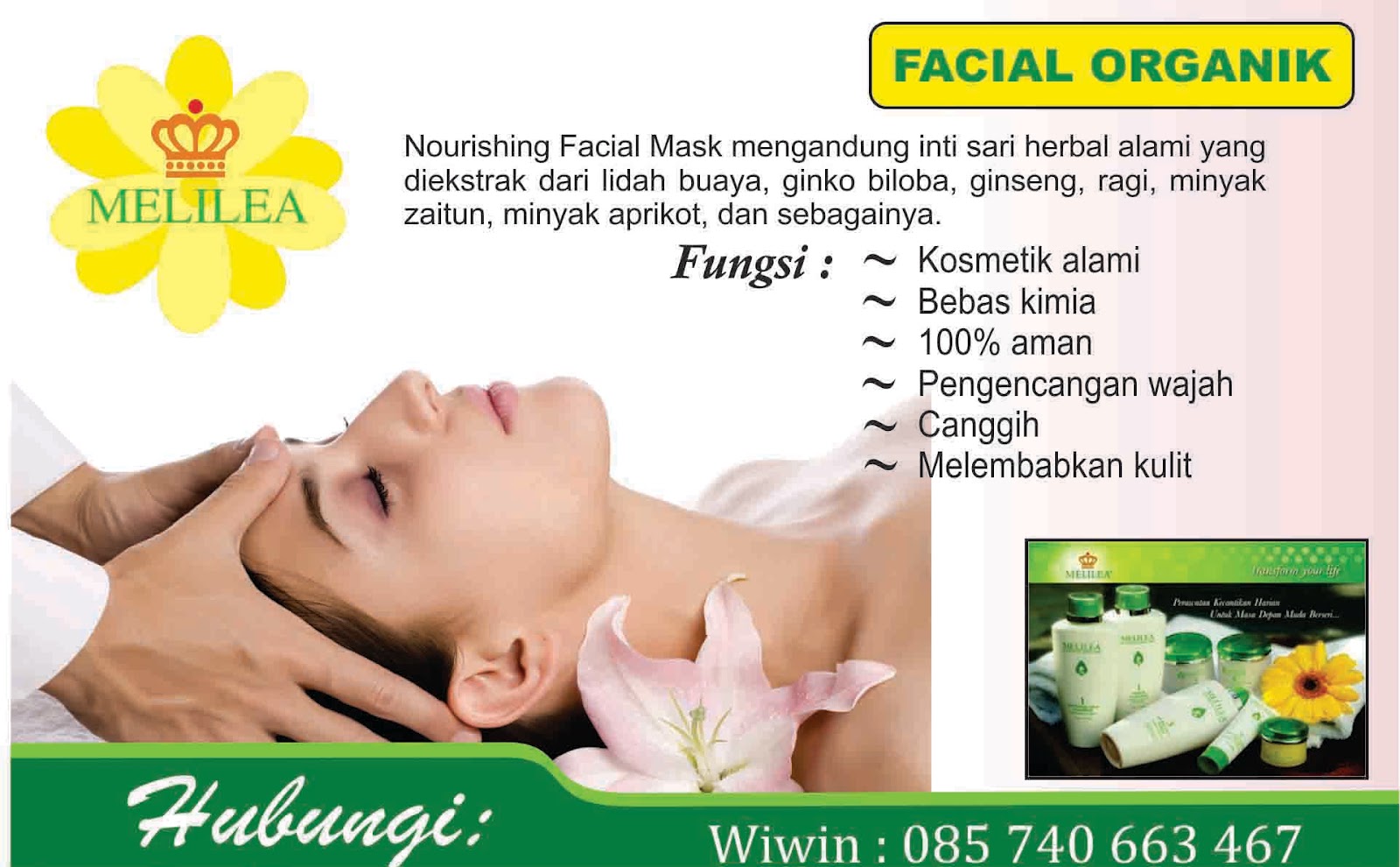 Melilea "Facial Organik" Tabloid Bisnis Anda
