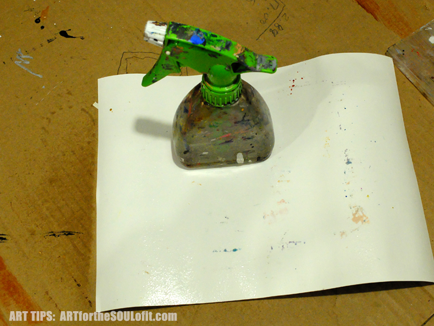 ART for the SOUL of it Flattening a Watermedia Painting on Paper