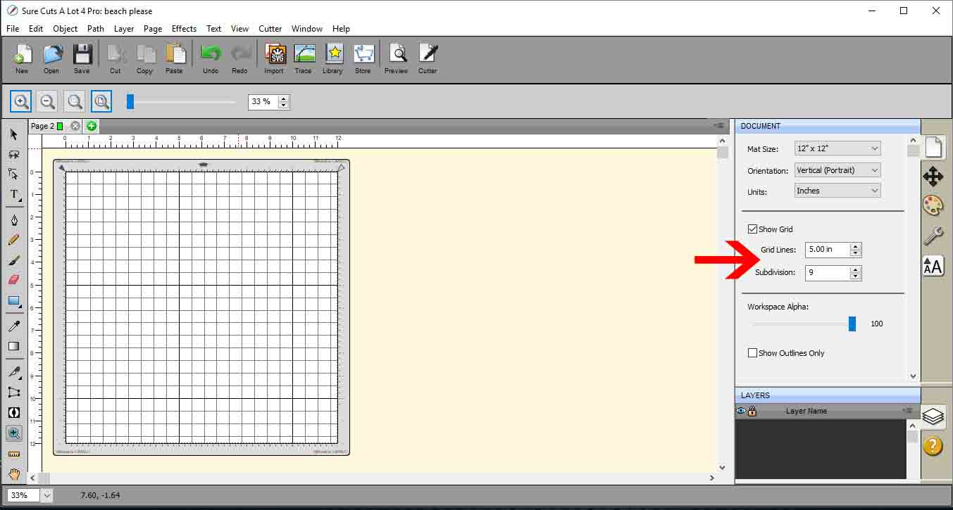 Sure Cuts A Lot 4 Basics Mat settings Design Bundles