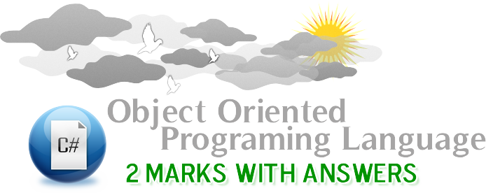 Anna University - Object Oriented Programming Language (OOPS) - Two ...