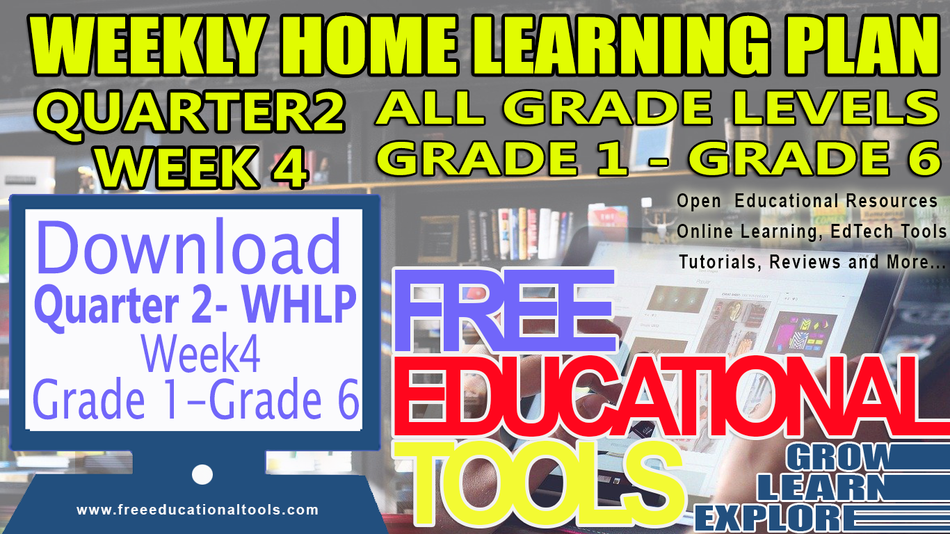 Quarter 2 Week4 Weekly Home Learning Plan For Grade 1 To 6 quarter-2-week4-weekly-home-learning-plan-for-grade-1-to-6