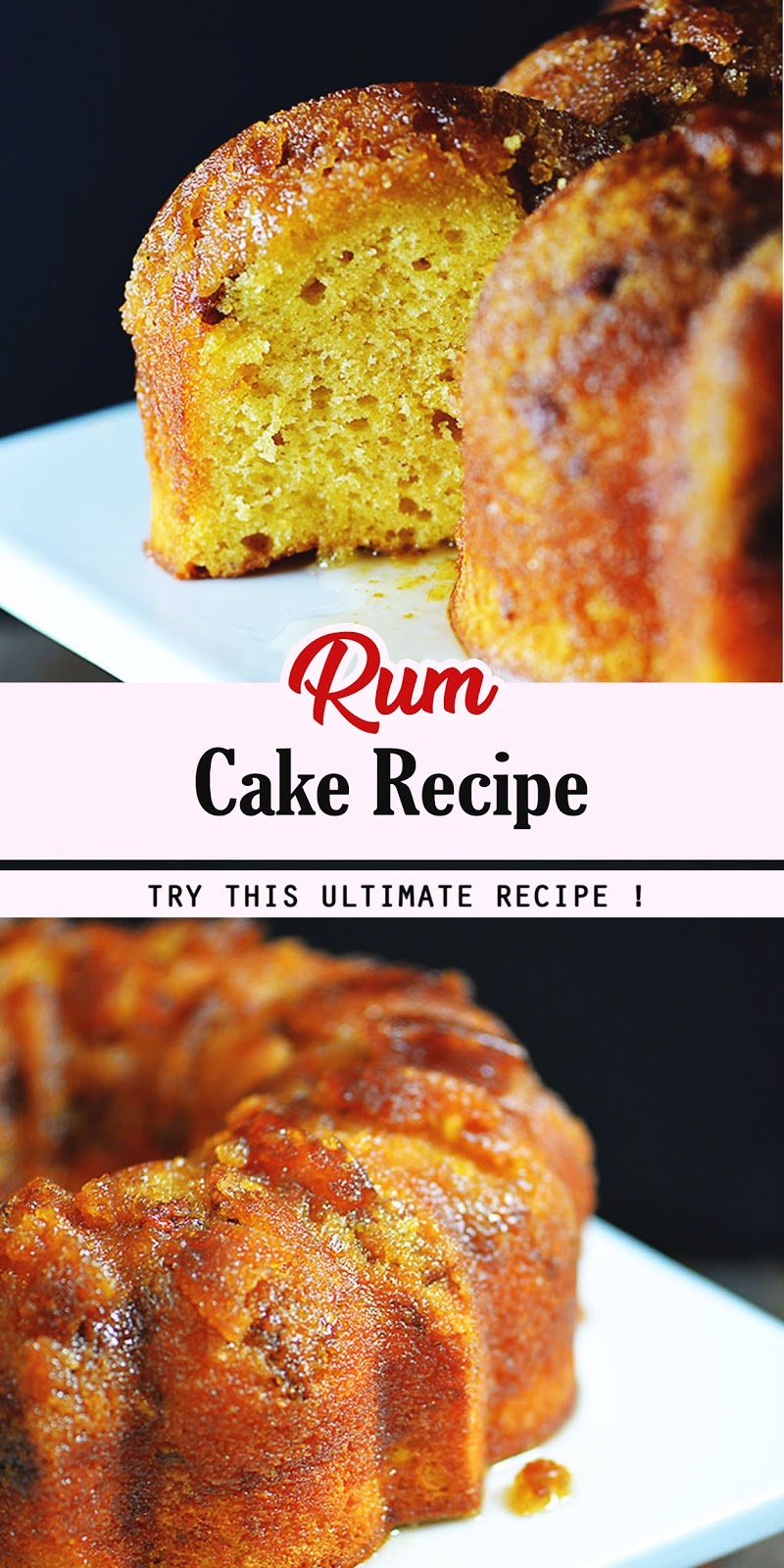 Rum Cake Recipe Health hoki koki