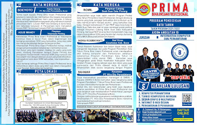 Brosur Kursus Bahasa Inggris Edisi 2019 Lkp Prima Bina Insani Profesional