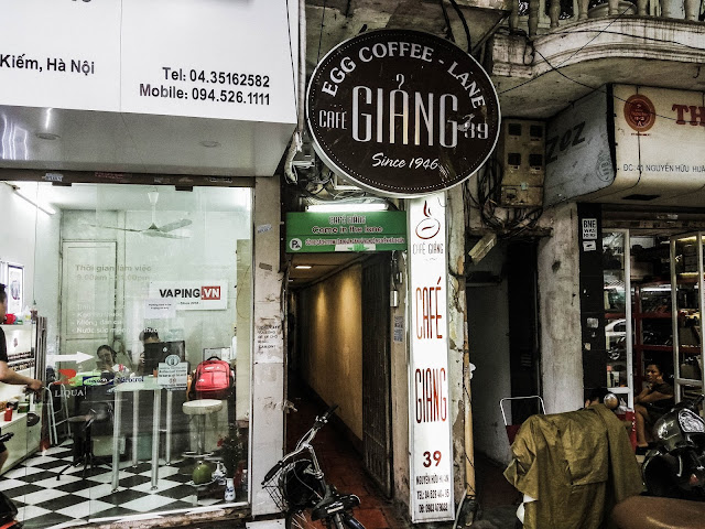 vietnam, travelling, Hanoi, Old Quarter, Old Quarter Hanoi, Egg Coffee, Giang Cafe