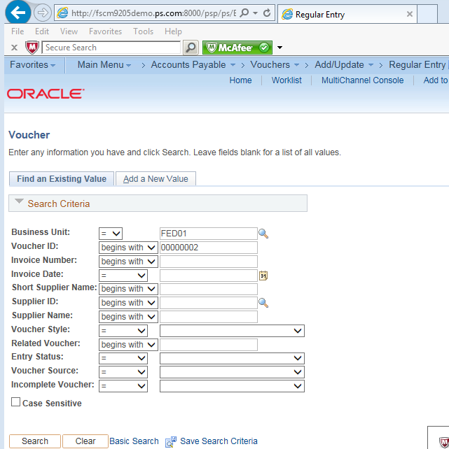 Peoplesoft Examples - FSCM 9.2+ and PeopleTools 8.53+: PeopleCode ...