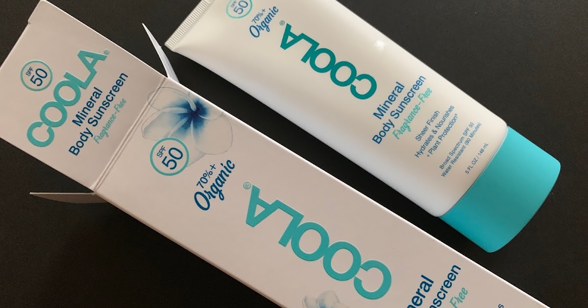 Coola Mineral Body Sunscreen SPF 50 Review A Very Sweet Blog