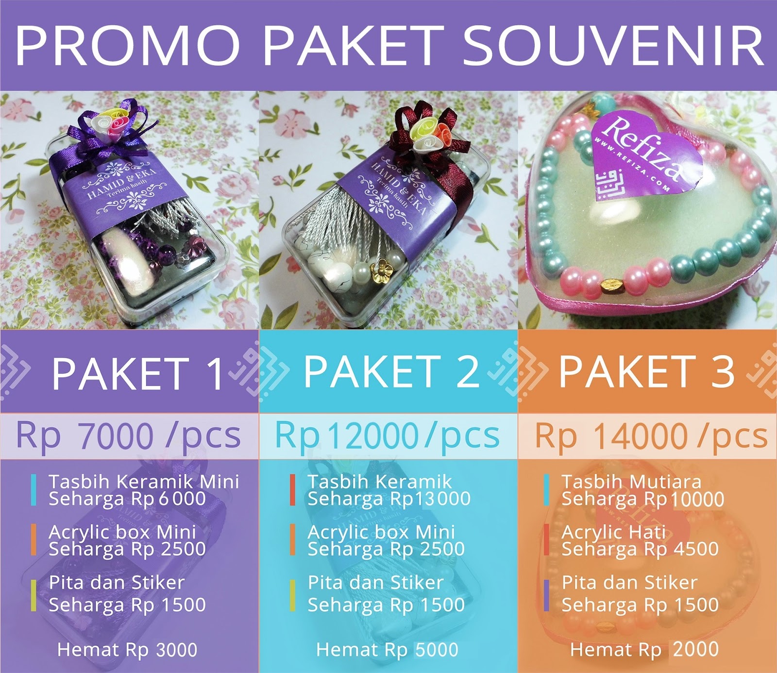 Contoh Souvenir Orang Meninggal