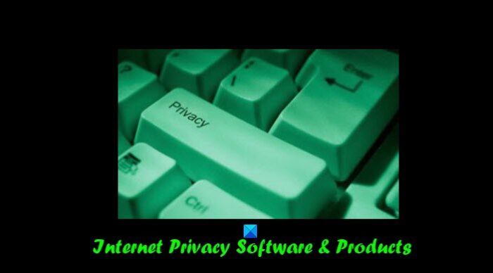 Software en producten voor internetprivacy
