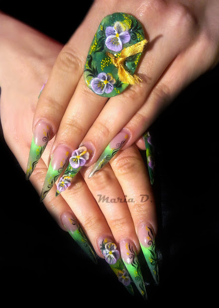 stiletto nails design - pccala