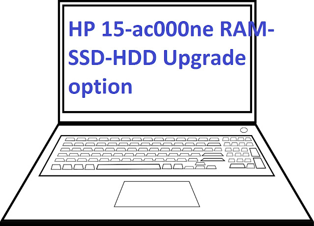 HP 15-ac000ne RAM-SSD-HDD Upgrade option in hindi