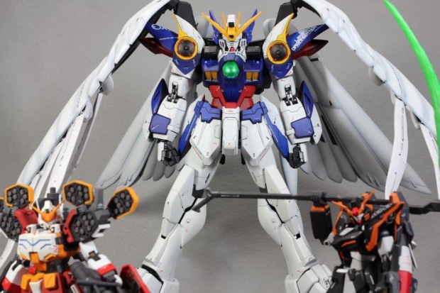 Custom Build Pg 1 60 Wing Gundam Zero Custom Ew Ver Gundam Kits Collection News And Reviews