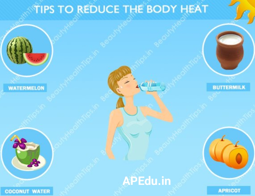 Health tips to reduce body heat APEdu