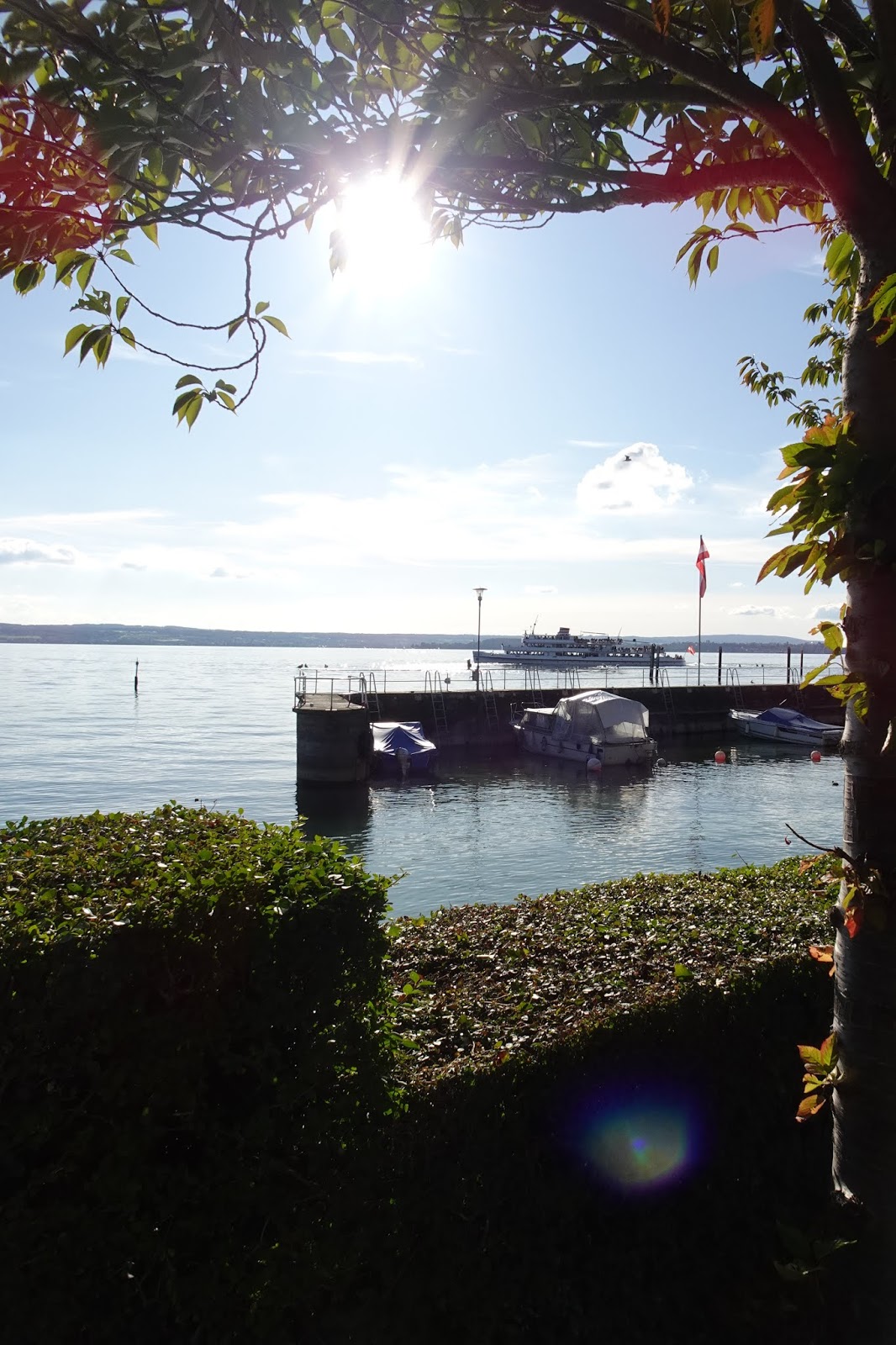 Rundfahrt Am Abend Auf Dem Bodensee
