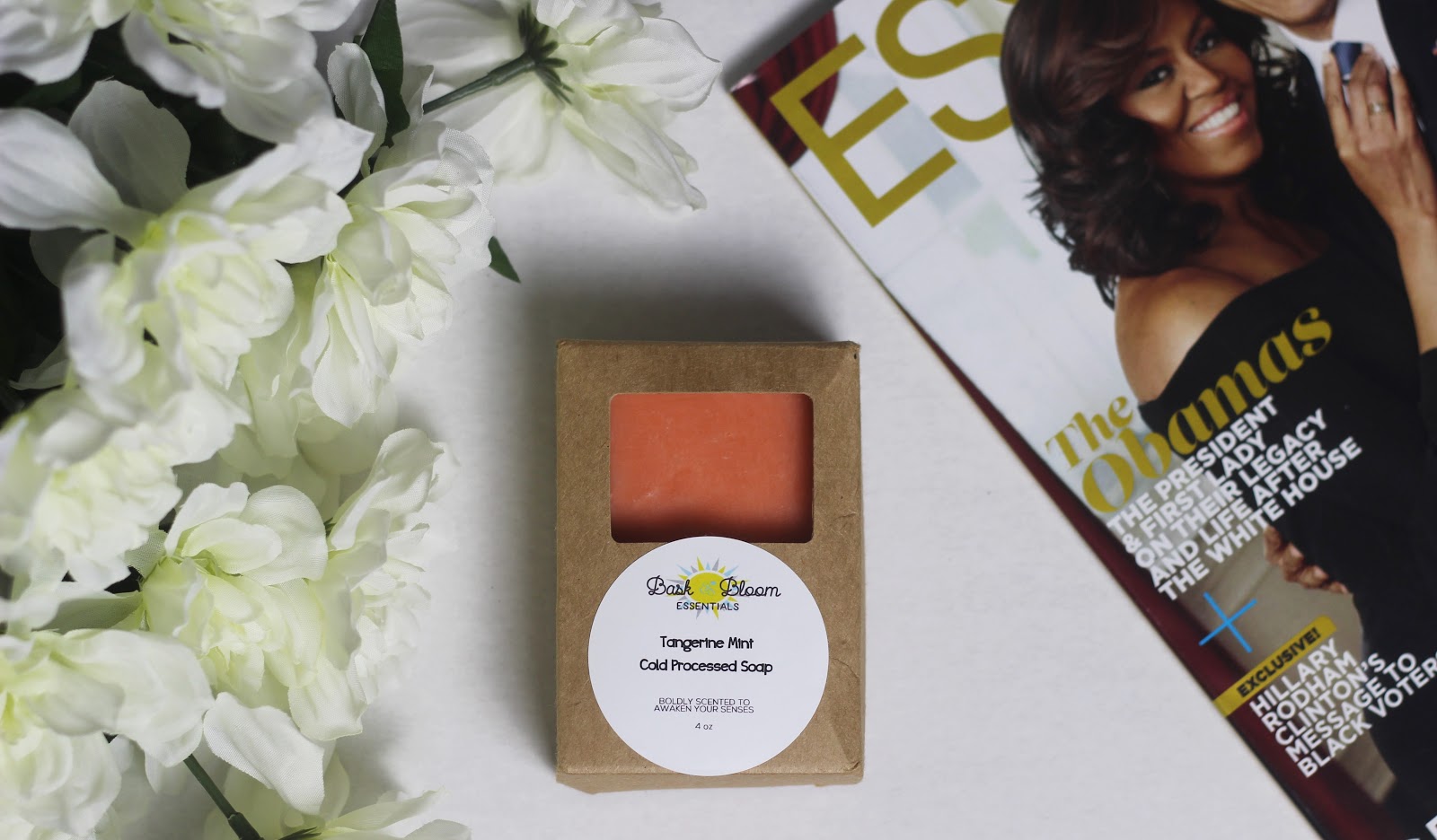 Beauty Bask and Bloom Essentials Tangerine Mint Soap Review FabEllis