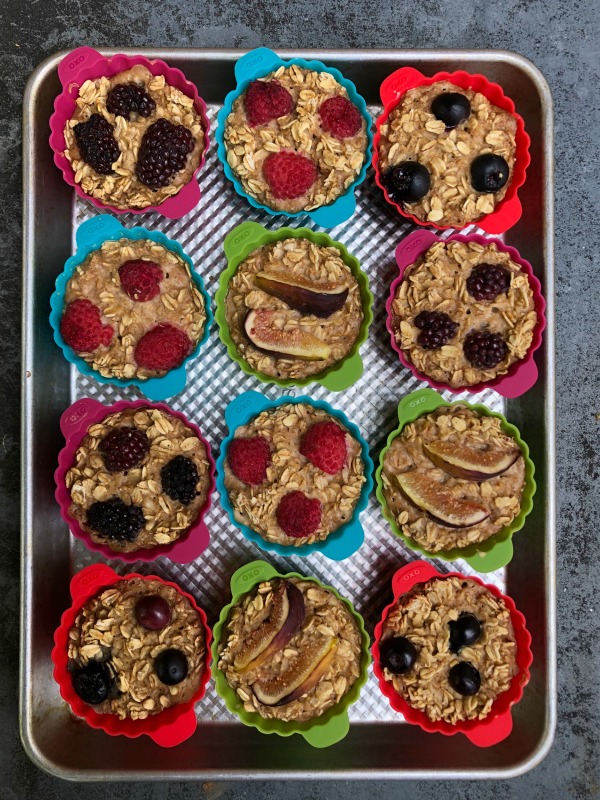 Me and My Pink Mixer Baked Oatmeal Cups