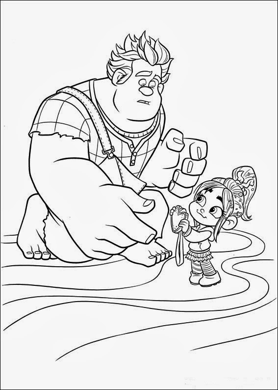 Fun Coloring Pages: Wreck It Ralph Coloring Pages