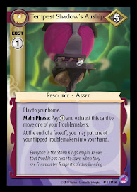 My Little Pony Tempest Shadow's Airship Seaquestria and Beyond CCG Card