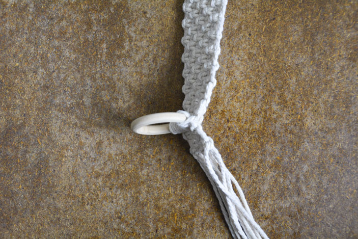 macramé yoga mat starp