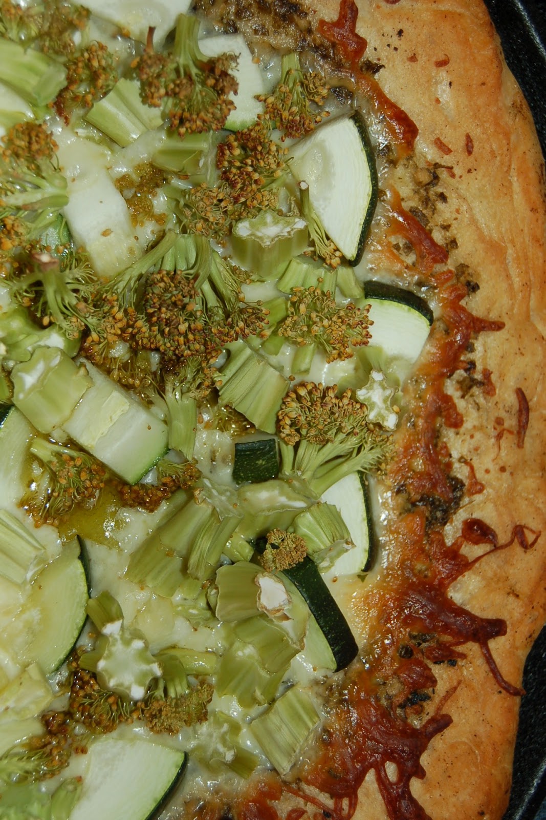 Garbage Pizza Starting a Permaculture Homestead: Cooking in Season: Spring