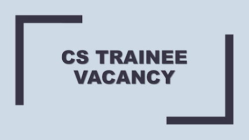 CS Training Vacancy 5 Sept 2020