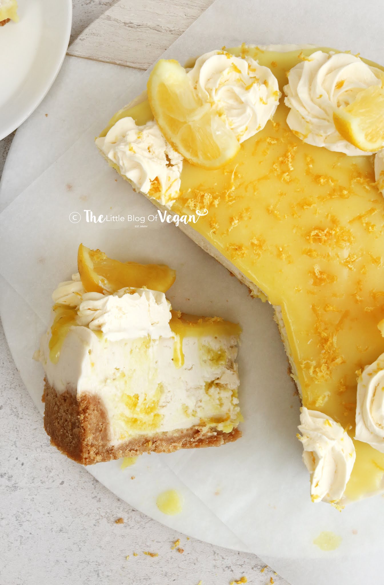 No-Baked Lemon Cheesecake