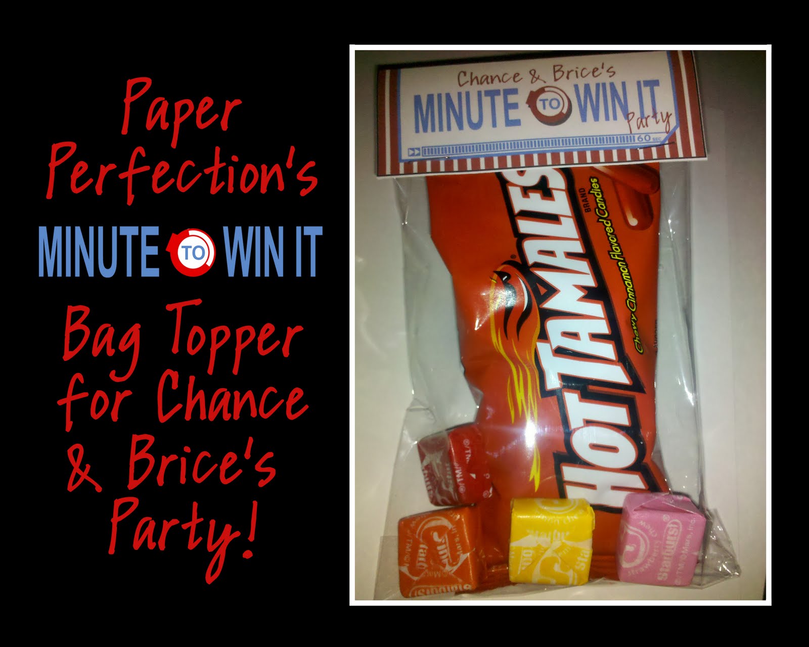 Paper Perfection: More Minute To Win It Party Pictures!